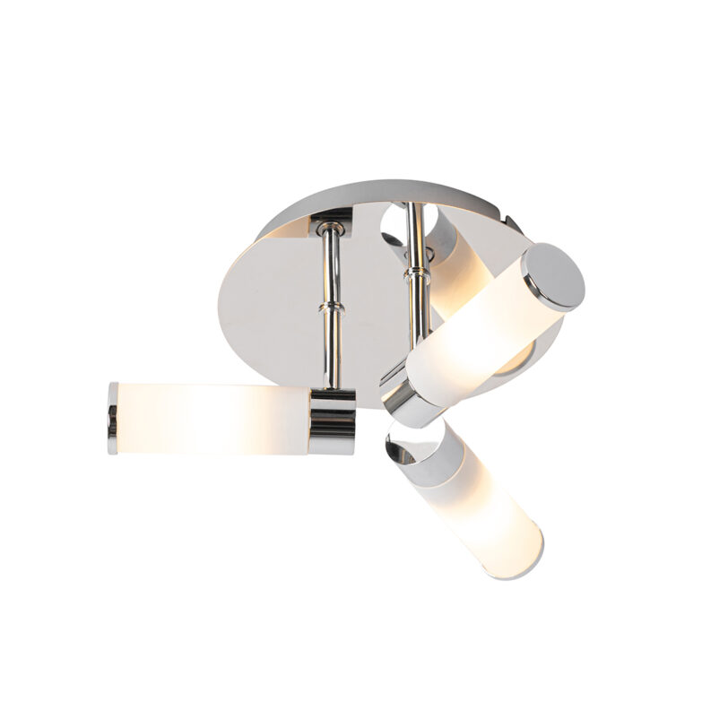 Moderné kúpeľňové stropné svietidlo chróm 3 svietidlo IP44 - Vaňa