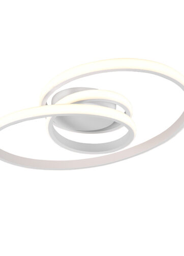 Dizajnové stropné svietidlo biele vrátane LED 3-stupňovo stmievateľné - Levi